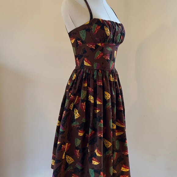 Bernie Dexter Tiki Paris Dress NWOT - Picture 4 of 8